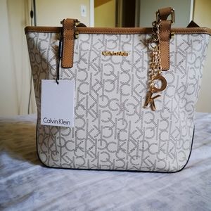 NWT Calvin klein Monogram bag